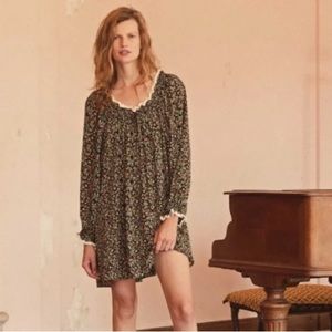 DOEN Blix Dress in Ink Montpellier FlorL size Large